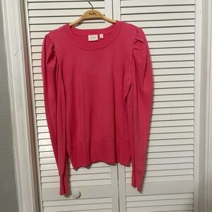 NWOT Cyrus Women's Vibrant Pink Knit Top